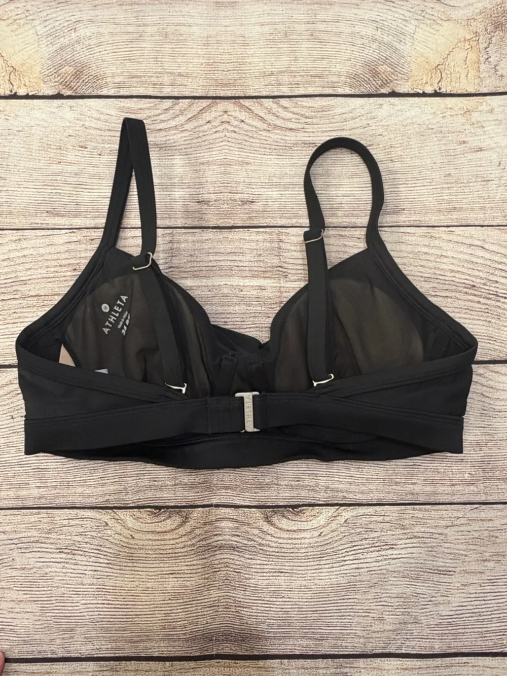 Athleta Black Bikini Top - 34 B/C